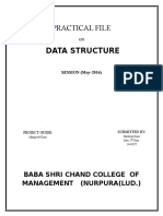 Data Structure: Practical File