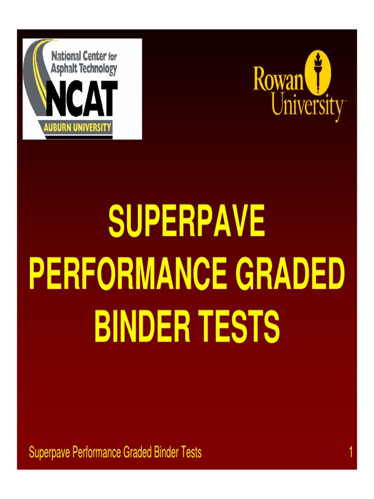 Superpave Performance Graded Binder Tests 1 | PDF | Deformation ...