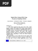 Digital Filter Design (FIR) Using Frequency Sampling Method: Abstract