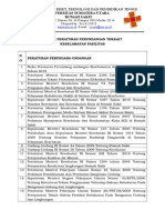 Daftar Peraturan Perundangan Terkait Keselamatan Fasilitas