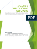 Análisis e Interpretación de Resultados Exponer