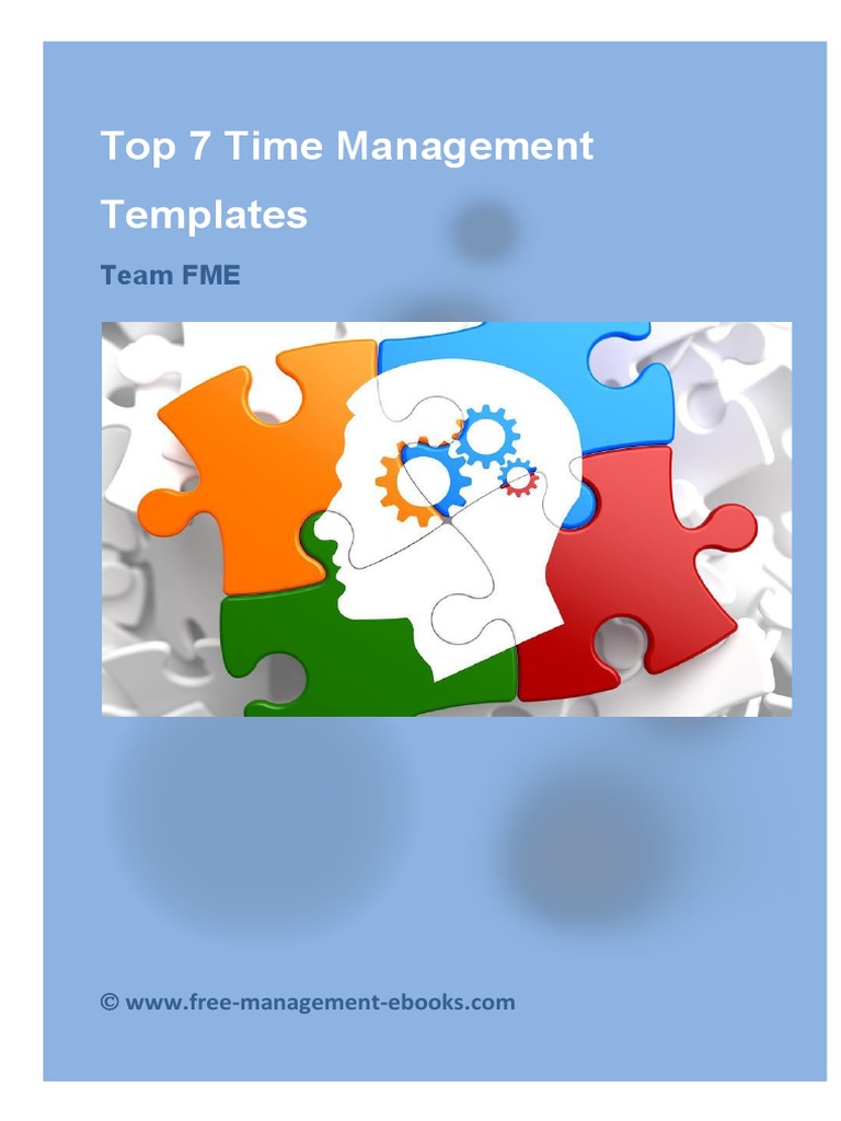 Top 7 Time Management Templates | PDF | Time Management | Professional ...