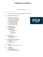 Co Op Business Plan Template PDF