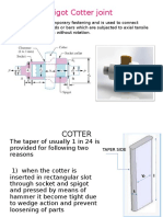 Design of Cotter Joint