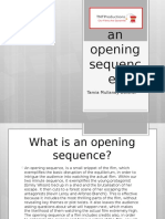 What Is An Opening Sequence