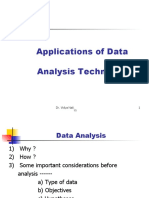 Applications of Data Analysis Techniques: Dr. Vidya Naik 10 1