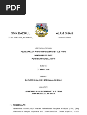 Kertas Cadangan Majlis Pelancaran Vle Frog Edit