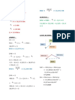 α P P P P P: = 18,435˚ V = 6,325 KN H = 18,974 KN = 5 KN = 20 KN Q = 10 KN/m