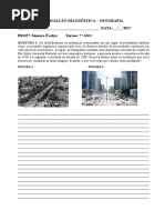 Avaliação Diagnóstica 7 Ano