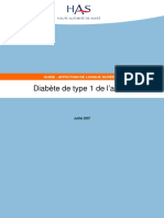 Guide Medecin Diabéte Type 1 Chez Adulte 2007