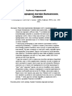 Ljubinko Radenkovic Hleb U Narodnoj Magiji Balkanskih Slovena PDF