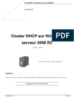 Cluster DHCP sous Windows Serveur 2008 R2