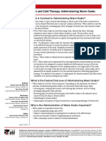 Nursing Practice & Skill: Heat and Cold Therapy: Administering Warm Soaks