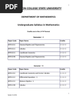 Maths UG Syllabus CCSU July26