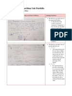 Exponents and Logarithms Unit Portfolio - Reiter