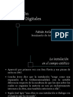 De la Instalación sonora y digital