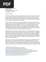 Group Vaccine Safety Letter to President Trump