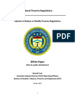 ATF White Paper Options to Reduce or Modify