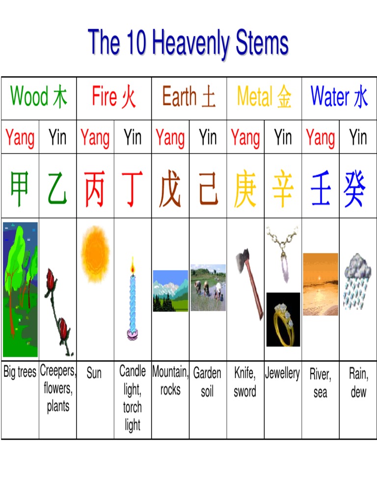 The 10 Heavenly Stems | PDF