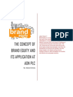 The Concept of Brand Equity and Its Application at Aon PLC