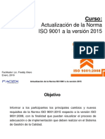 Curso ISO 9001 2015 