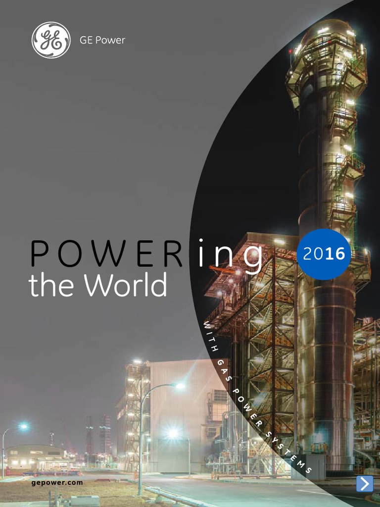 GE 2016 Gas Power Systems Products Catalog | PDF | Cogeneration ...