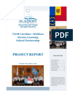 North Carolina-Moldova Service Learning School Partnership Project Report 2016