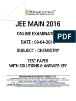 Jee Main 2016 Online CBT Solution Chemistry 09-04-2016 v1