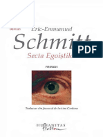 Eric- Emmanuel Schmitt- Secta Egoistilor