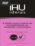 A Philía Como Criterio de Inteligibilidade Da Mediacao Comunitaria