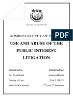 Assignment - Use and Abuse of Pil