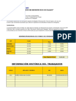 Liquidacion de Benefcios Sociales en Excel