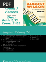 Fences Week 1