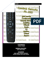 Control Remoto 01 FS 222: Continental