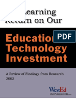 The Learning Return On Our Educational Technology Investment