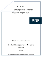 Profil Jabatan Fungsional Tertentu PDF