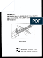 Pedoman Pemasangan Jembatan Gantung PDF