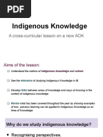 indigenous knowledge - part a