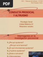 ALTRUISMO ,PSICOLOGIA SOCIAL