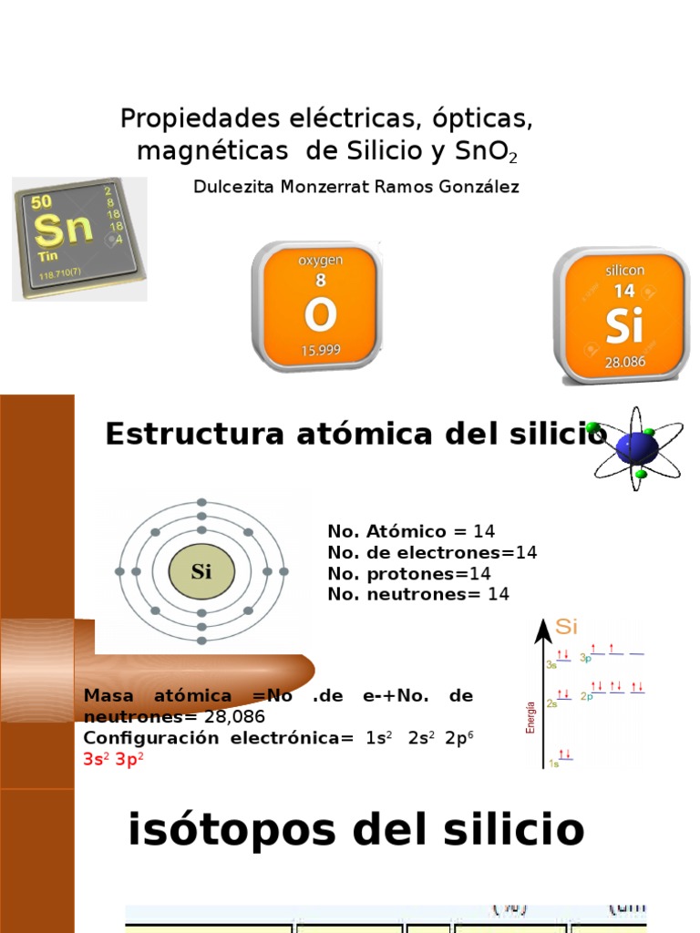 Propiedades de Silicio Espectro electromagnético Semiconductores