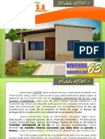 (TL-M) Especificaciones y Costos de Vivienda Unifamiliar Modelo Kem-7 de 63 m2 (Enero 2014) Otros Estados