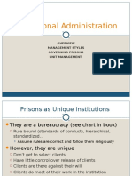 Correctional Administration