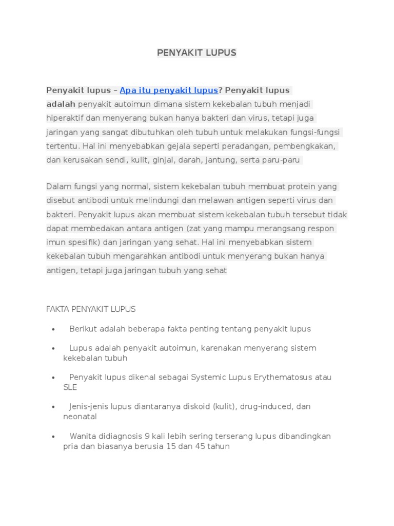 Penyakit Lupus