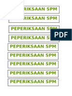 Peperiksaan SPM 2016 Peperiksaan SPM 2016 Peperiksaan SPM 2016