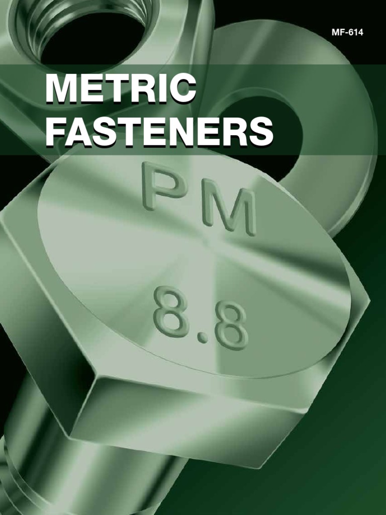 Metric Fasteners PDF | PDF | Screw | Joining