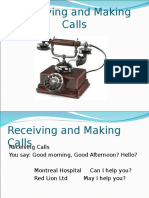 Receiving and Making Calls