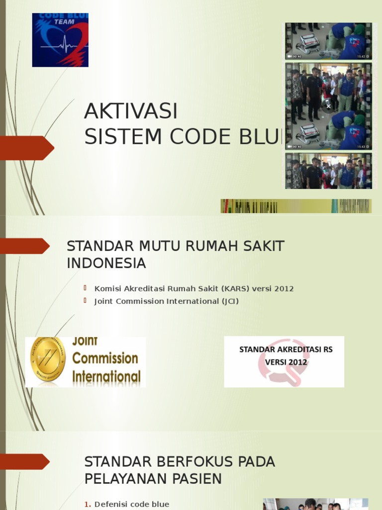 Aktivasi dan Prosedur Tim Code Blue | PDF