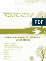 Membuat Green House Dari Pipa PVC Dan Plastik UV
