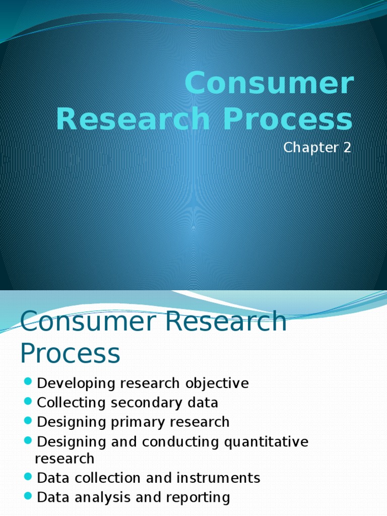 2. Consumer Research Process Marketing Research Focus Group