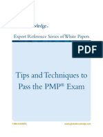 WP PM Tips and Techniques to Pass the PMP Exam